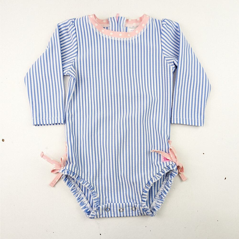 Ruffle Butts Striped Swimsuit